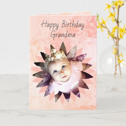 Aangepaste Waterverf voor Flower Shape Photo Paste Kaart (Gele Bloem)