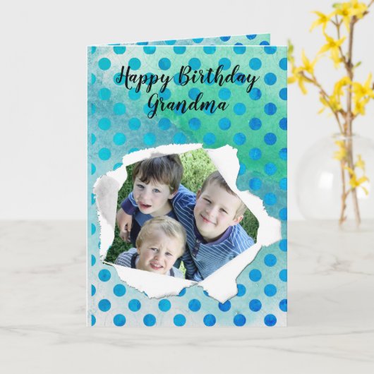 Aangepaste Waterverf voor Flower Shape Photo Paste Kaart (Gele Bloem)