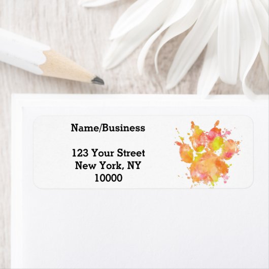 Aangepaste Waterverf voor het afschilderen van dub Etiket (Insitu)