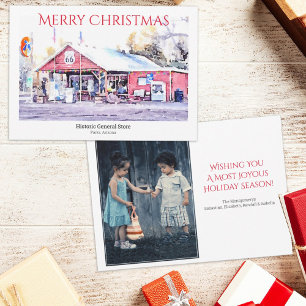 Aangepaste Waterverf voor Kerstmis met Kaart 66