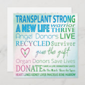 Aangepaste Waterverf voor orgaantransplantatie Kaa (Voorkant / Achterkant)