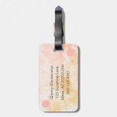 Aangepaste Waterverf voor Vloervormig fotopasta Bagagelabel (Achterkant verticaal)