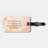 Aangepaste Waterverf voor Vloervormig fotopasta Bagagelabel (Achterkant horizontaal)