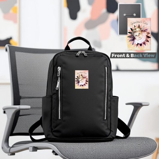 Aangepaste Waterverf voor Vloervormig fotopasta Button