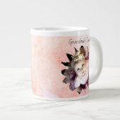 Aangepaste Waterverf voor Vloervormig fotopasta Grote Koffiekop (Voorkant rechts)