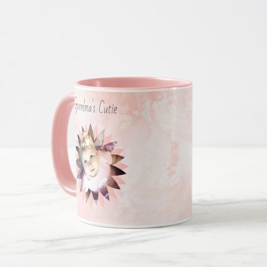 Aangepaste Waterverf voor Vloervormig fotopasta Mok (Voorkant links)