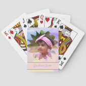 Aangepaste Waterverf voor Vloervormig fotopasta Pokerkaarten (Achterkant)