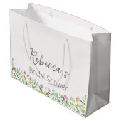 Aangepaste Waterverf Vrijgezellenfeest Groot Cadeauzakje (Achterkant Gekanteld)