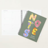 Aangepaste Waterverf Wildflowers Floral Planner (Display)