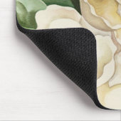 Aangepaste Waterverf Witte Magnolia Flowers Muismat (Hoek)