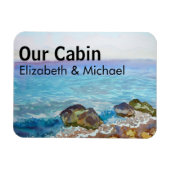 Aangepaste Waterverf Zee kruising Oceaan Magneet (Horizontaal)