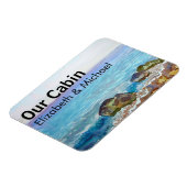 Aangepaste Waterverf Zee kruising Oceaan Magneet (Linkerzijde)