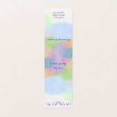 Aangepaste Waterverf-zelfstandaard voor het oormer Visitekaartje (Buitenkant ongevouwen)