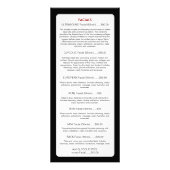 Aangepaste Wax Bar Rack Kaart (Achterkant)