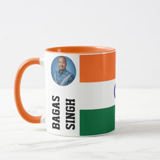 Aangepaste We Love India gepersonaliseerde erfgoed Mok (Links)