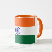 Aangepaste We Love India gepersonaliseerde erfgoed Mok (Voorkant rechts)
