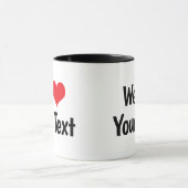 Aangepaste 'We Love' mok (Midden)
