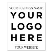 Aangepaste website voor bedrijfsnaam Elegant Rubberstempel (Afrduk)