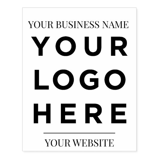 Aangepaste website voor bedrijfsnaam Elegant Rubberstempel (Afrduk)