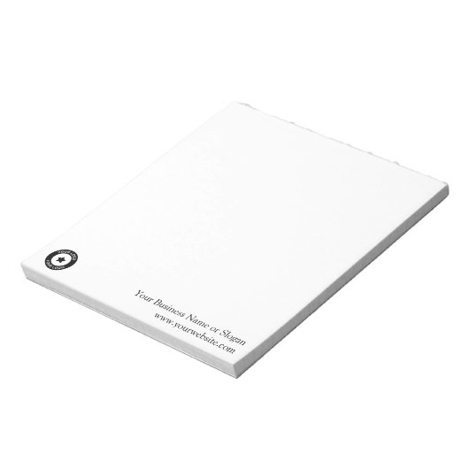 Aangepaste website voor bedrijfsnaam Website - Pro Notitieblok (Linkerzijde)