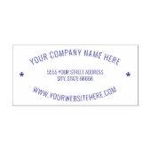 Aangepaste website voor bedrijfsnaam  zelfinktende stempel (Design)