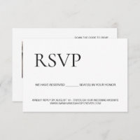 Aangepaste website voor bruiloft QR-code SEAT gere