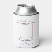 Aangepaste weddenschap foto Bedankt Blikjeskoeler (Blikje Voorkant)