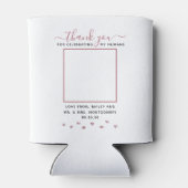 Aangepaste weddenschap foto Bedankt Blikjeskoeler (Achterkant)