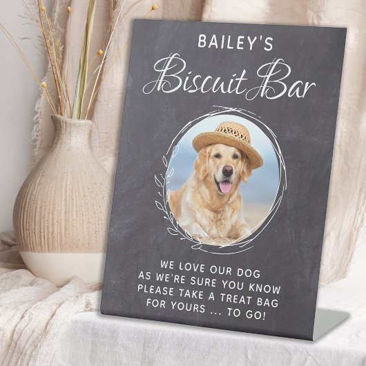 Aangepaste weddenschap met paarden Foto Dog Treat  Reclamebord Met Voetstuk