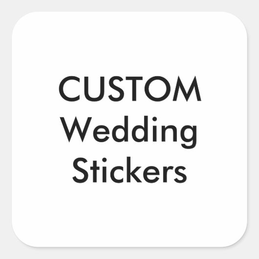 Aangepaste weddenschappen 3-inch SQUARE MATTE (6 p Vierkante Sticker (Voorkant)