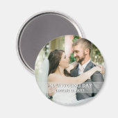 Aangepaste WEDDING-foto Magneet (Voorkant / Achterkant)