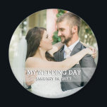 Aangepaste WEDDING-foto Magneet<br><div class="desc">Aangepaste fotomagneet.</div>