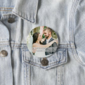 Aangepaste WEDDING-foto Ronde Button 7,6 Cm (In situ)