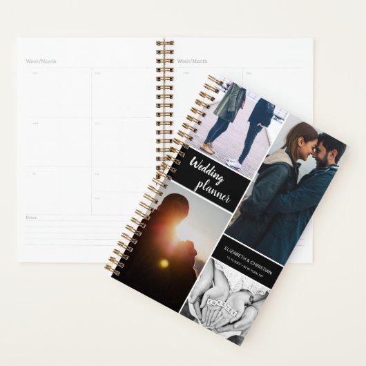 Aangepaste Wedding planner verloving foto collage (Display)