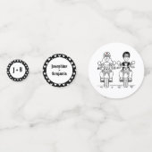 Aangepaste wedloop motorfietsen motorfietsen confetti (Voorkanten)