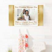 Aangepaste, weduwenbanners met foto's en tekst spandoek (Insitu)