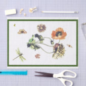 AANGEPASTE WEEFSELPAPIERPOPPEN EN INSECTEN TISSUEPAPIER (Craft)