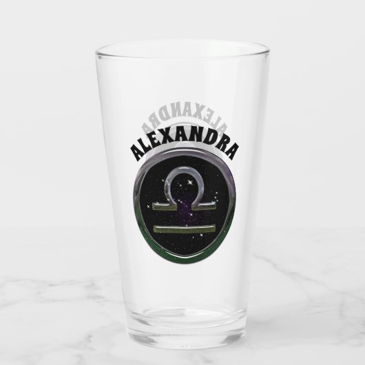 Aangepaste Weegschaal Glas (Achterkant)