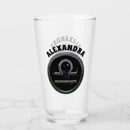 Aangepaste Weegschaal Glas (Voorkant)