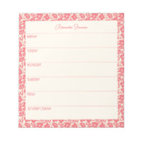 Aangepaste weekplanning Rode Floral