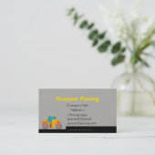 Aangepaste wegenbouw visitekaartje (Staand voorkant)