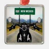 AANGEPASTE wegrit Metalen Ornament (Voorkant)