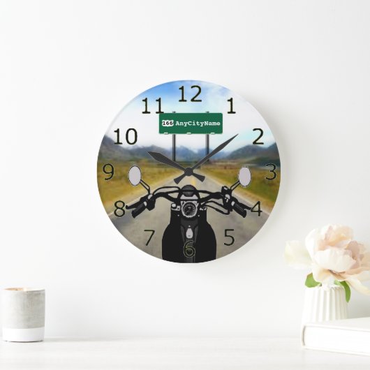 Aangepaste wegrit motorfietsen grote klok (Huis)