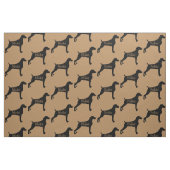 Aangepaste Weimaraner hondenstof Stof (Fat Quarter)