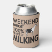 AANGEPASTE Wekendprognose Melkalpiene Geit Blikjeskoeler (Blikje Voorkant)