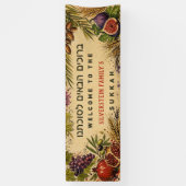 Aangepaste Welkom bij Sukkah-spandoek, Sukkot deco Spandoek (Verticaal)