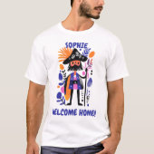 Aangepaste Welkom Home Pirate Graphic T-shirt (Voorkant)