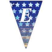 Aangepaste Welkom Home Stars Stripes Bunting Vlaggetjes (Derde vlag)