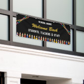 aangepaste welkom terug naar school 2025 spandoek (Buitenkant Gebouw)