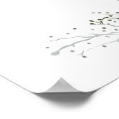 Aangepaste Welkom Trouwteken Poster (Hoek)